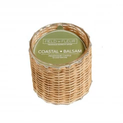 Hillhouse Natural Candles Handwoven Glass Candle