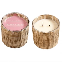 Hillhouse Natural Candles Handwoven Glass Candle