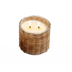 Hillhouse Natural Candles Handwoven Glass Candle