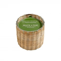 Hillhouse Natural Candles Handwoven Glass Candle