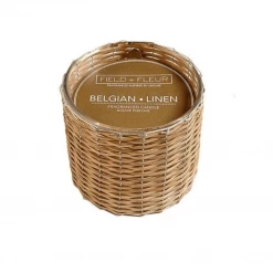 Hillhouse Natural Candles Handwoven Glass Candle