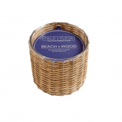 Hillhouse Natural Candles Handwoven Glass Candle