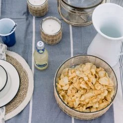 Hillhouse Natural Candles Handwoven Glass Candle