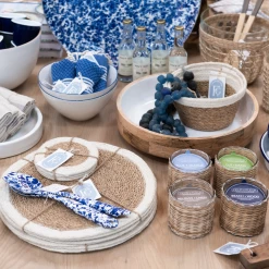 Hillhouse Natural Candles Handwoven Glass Candle