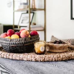 Creative Co-op Found Cane Basket