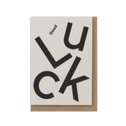 Kinshipped Gifts Abstract Good Luck Card