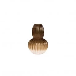 Made Market Co. Vases, Vessels & Planters Amber Frosted Vase