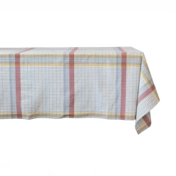 Creative Co-op Amelia Cotton Plaid Tablecloth