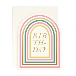Amy Heitman Gifts 'Birthday' Rainbow Card