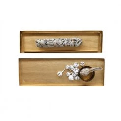 Creative Co-op Burnt Sugar Tray