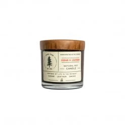 American Heritage Brands Cedar & Leather Soy Candle