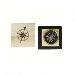 Madison Bay Compass Rose Bone Box New Arrivals