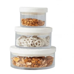 Etu Home New Arrivals Cottonwood Wood Top Canisters