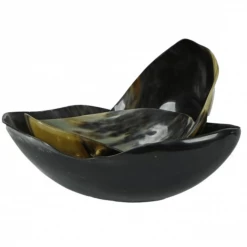 Blue Ocean Traders Cow Horn Bowl Decor