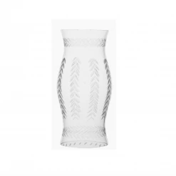 Enchanted Home Etched Floral And Leaf Hurricanes