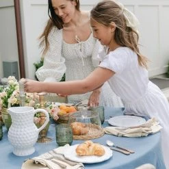 Blue Pheasant Fiore Earthenware Pitcher Summer