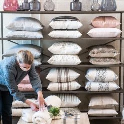 Filling Spaces Fleur Grey Pillow Bedding 5 Filling Spaces Fleur Grey Pillow Bedding