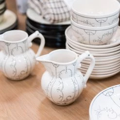 Creative Co-op Freeport Hand-Painted Pitcher