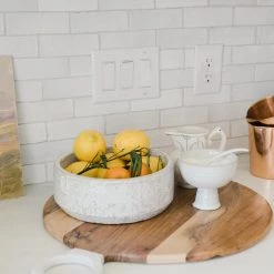 Bidk Frosting Dipped Round Cutting Board