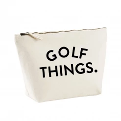 Word Up Creative Gifts Golf Things Zipped Pouch Bag