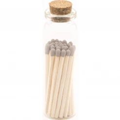 River Birch Candles Gray Tip Matches In A Jar