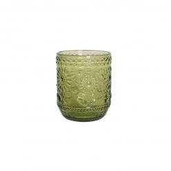 Creative Co-op Summer Verde Bloom Glass