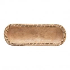 Creative Co-op Summer La Batista Wood Bowl