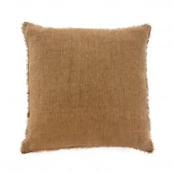 Indaba Pillows Hazelnut Lina Linen Pillow