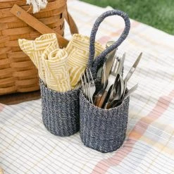 Creative Co-op Kuba Cloth Cotton Napkin Set Summer