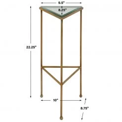 Uttermost Liza Drink Table Courtney Grow Summer Capsule