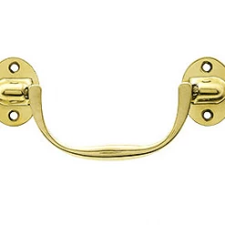 House Of Antique Hardware Madison Un-Lacquered Brass Drop Pull