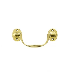 House Of Antique Hardware Madison Un-Lacquered Brass Drop Pull