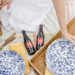 Park Hill Summer Marigold Waffle Weave Dishtowel