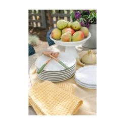 Park Hill Summer Marigold Waffle Weave Dishtowel