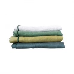 West Coast Handmade Midsummer Linen Napkin Set Courtney Grow Summer Capsule