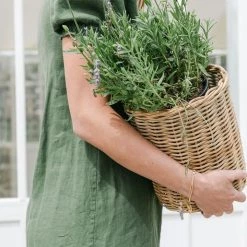 Creative Co-op Natural Wicker Basket Summer