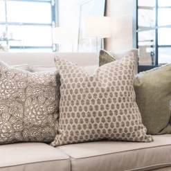 Indaba Pillows Olive Lina Linen Pillow