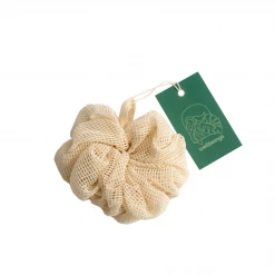 Well Beings Supply Apothecary Organic Cotton Shower Pouf
