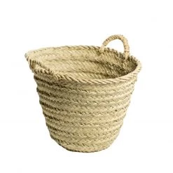 GHARYAN Palm Leaf Handle Basket