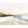 Laurie Ann Art Peach Beach Horizontal Canvas Print