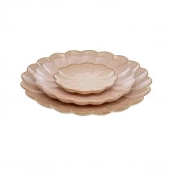 Indaba Pink Amelia Plates Tabletop