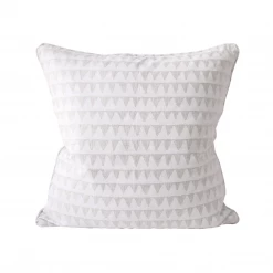 Walter G Pyramids Chalk Linen Pillow