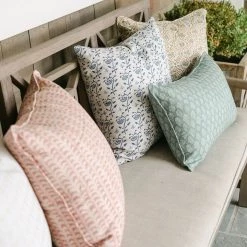 Walter G Summer Rangoli Riviera Linen Pillow