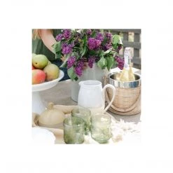 Creative Co-op Rattan Ice Bucket