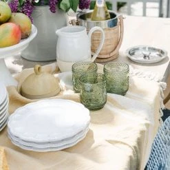 Creative Co-op Rattan Ice Bucket