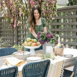 Creative Co-op Rattan Ice Bucket