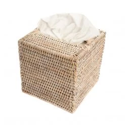 Artifacts Trading Company Rattan Tissue Box Cover