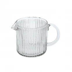 HomArt Ribbed Glass Pitcher