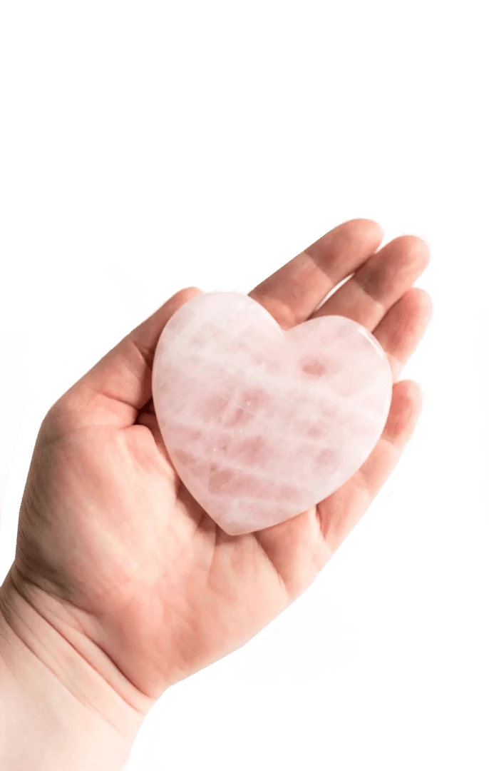 Apothecary Co. Rose Quartz Reiki Heart 1 Apothecary Co. Rose Quartz Reiki Heart
