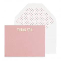 Sugar Paper Gifts Rose Thank You Card (Box Of 6)